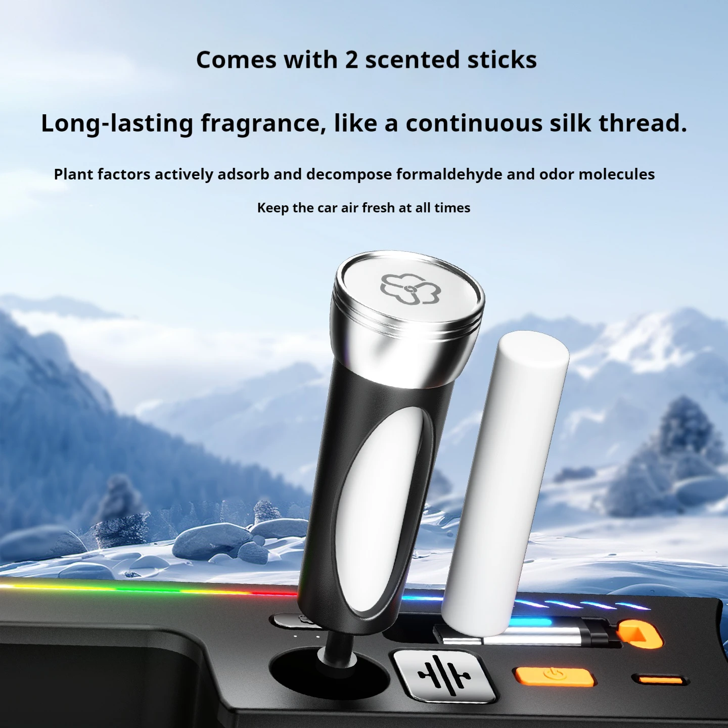 2026 For Toyota RAV4 RAV 4 Car Fast Charger 135W Docking Station USB Converter With Car Air Freshener Car Perfume view 6