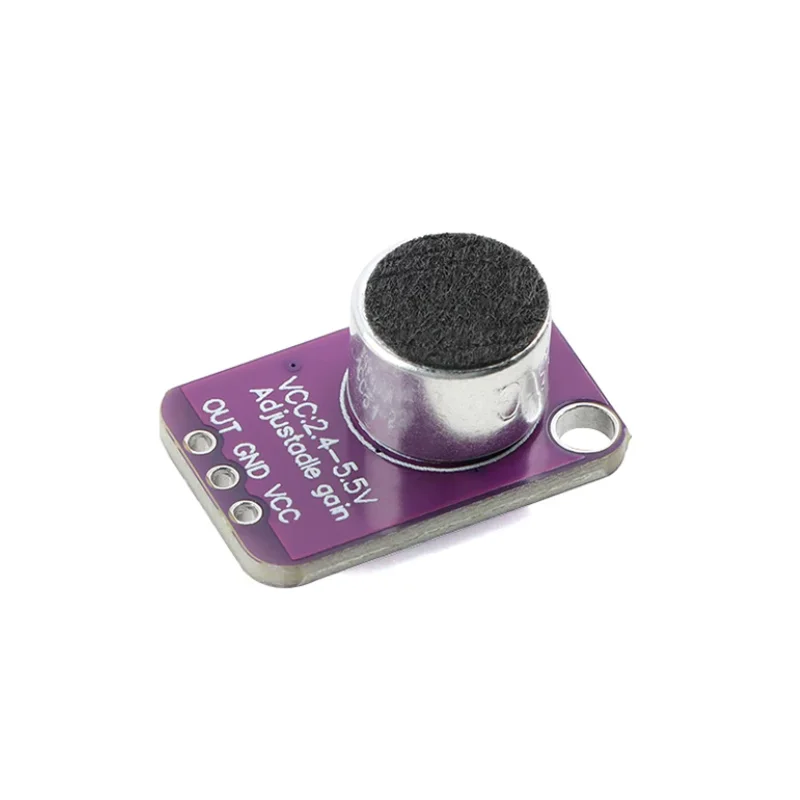 2pcs MAX4466 Sound Sensor Module Microphone Preamplifier