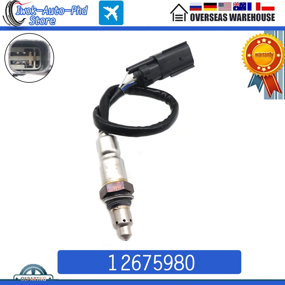 

12675980 Upstream Air Fuel Ratio Lambda O2 Oxygen Sensor for Buick Envision Cadillac ATS CT6 Chevy Camaro GMC Terrain 2.0L