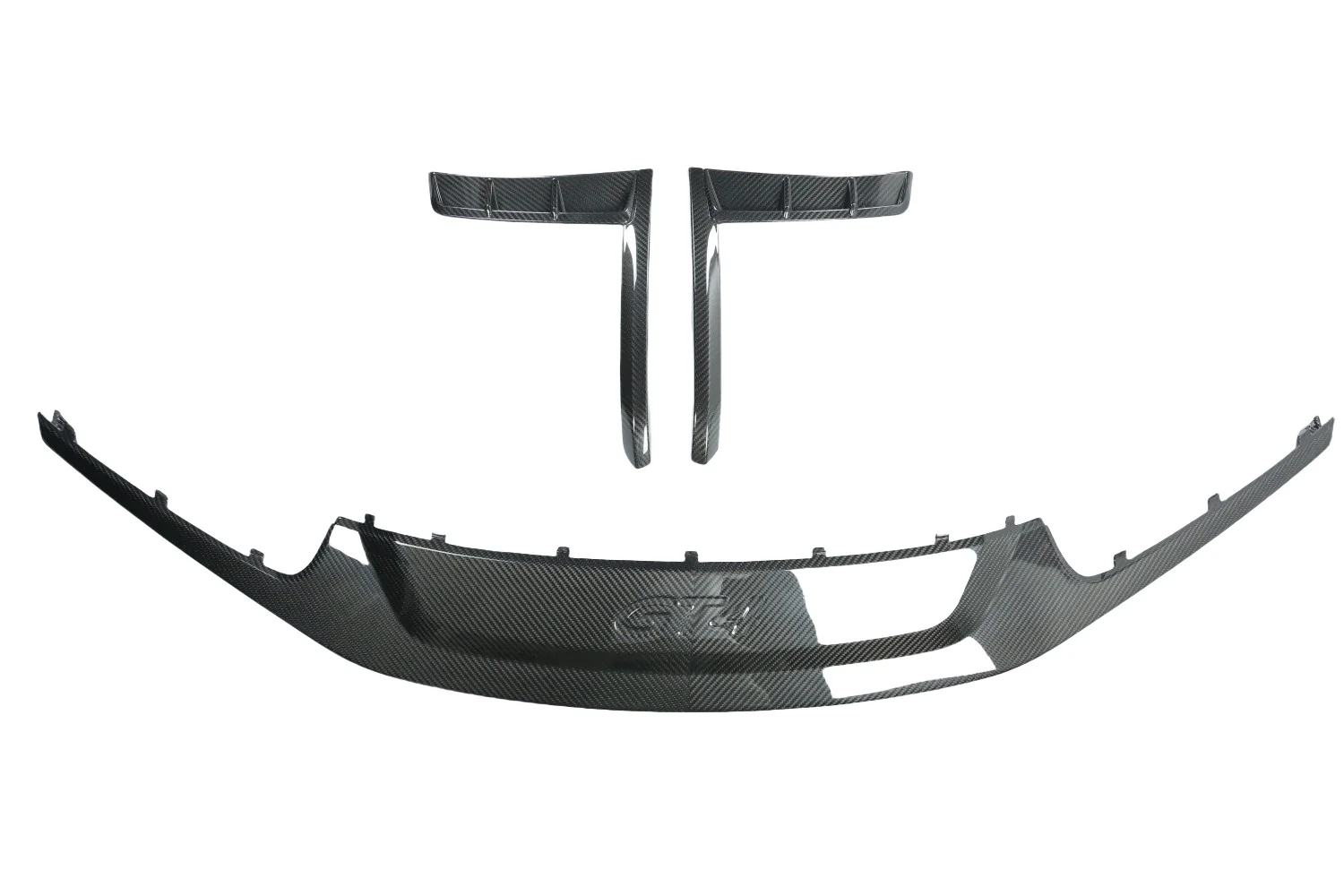 مناسبة لبورشه 718 982 GT4 ألياف الكربون الشفة الأمامية