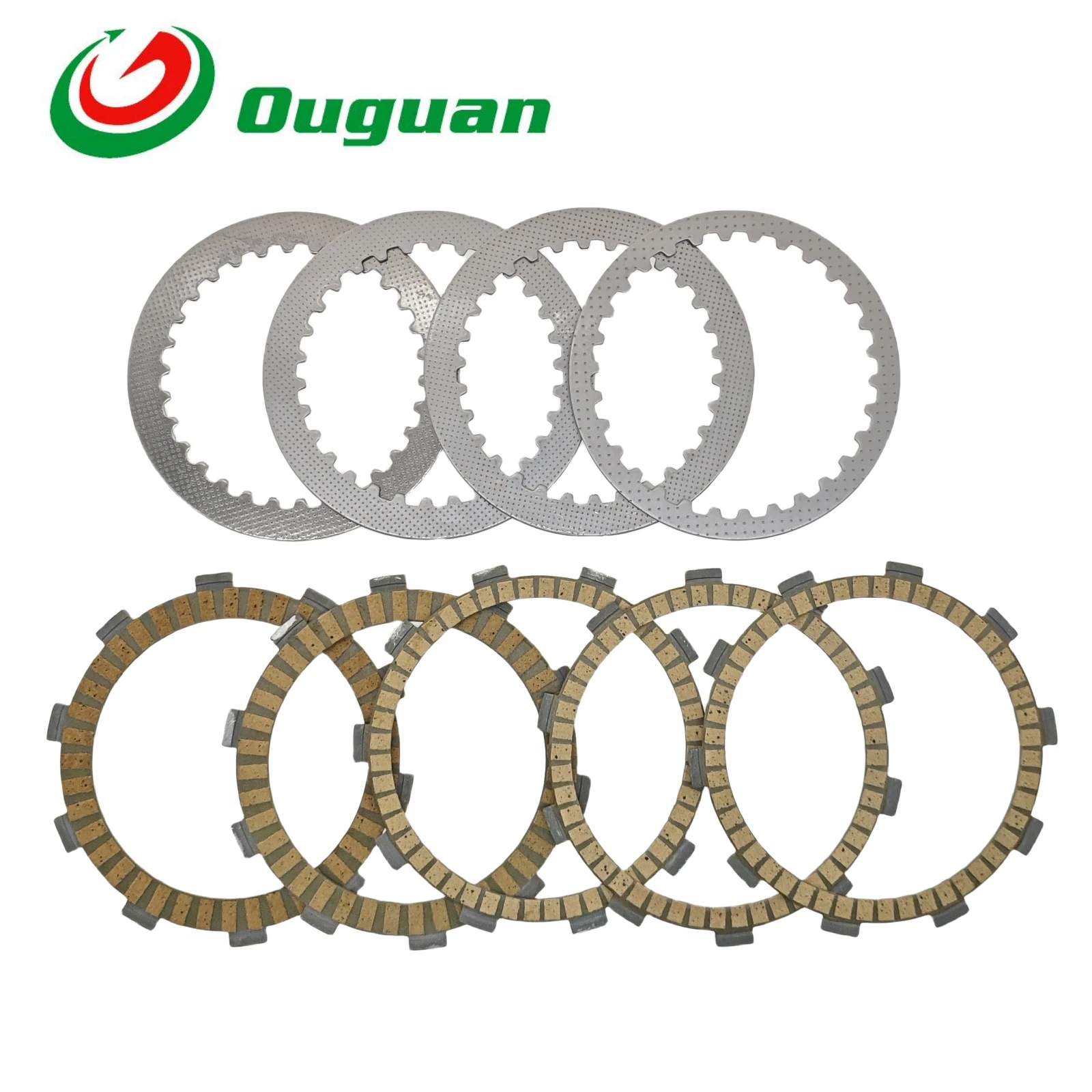 

ouguan for Kawasaki Ninja 400 EX400 ZX4R ZX4RR Z400 ZX-4R ZX-4RR 2018-2024 400cc Motorcycle Clutch Friction Plates Steel Disc