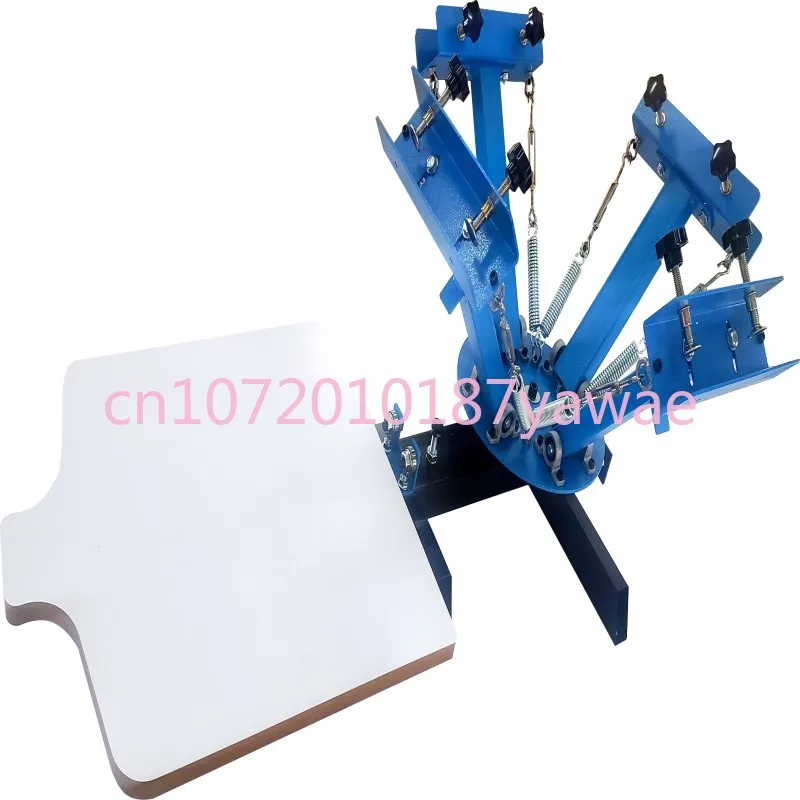 NS401 4-Color 1-Bit Screen Printing Machine Manual Clothing Lithographic Multi-Color Handprint Printing Machine Equipment