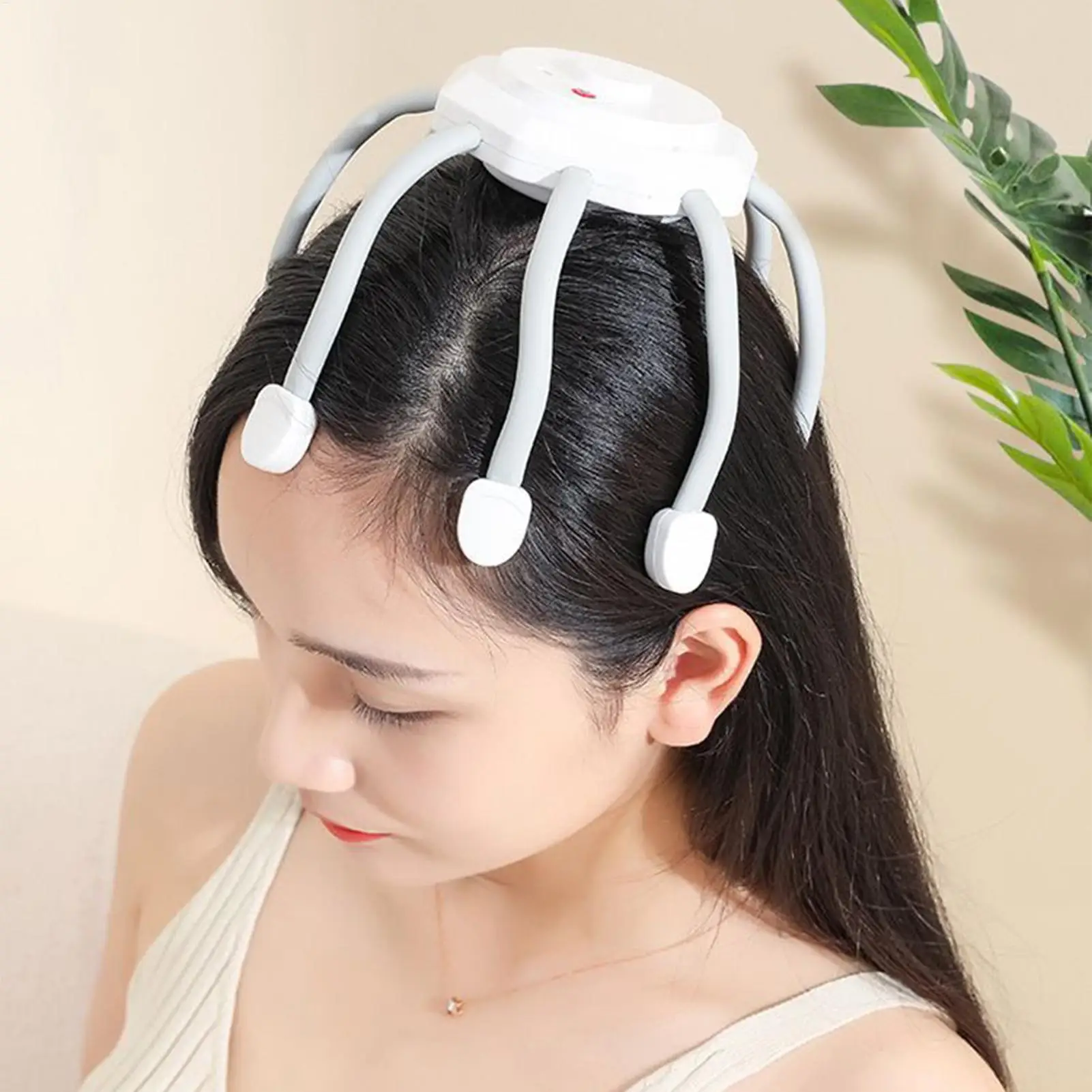 

Electric Head Massager 3-Mode Relaxation Cordless Head Massaging Machine for Men Mother Girlfriend Elderly Living Room Bedroom