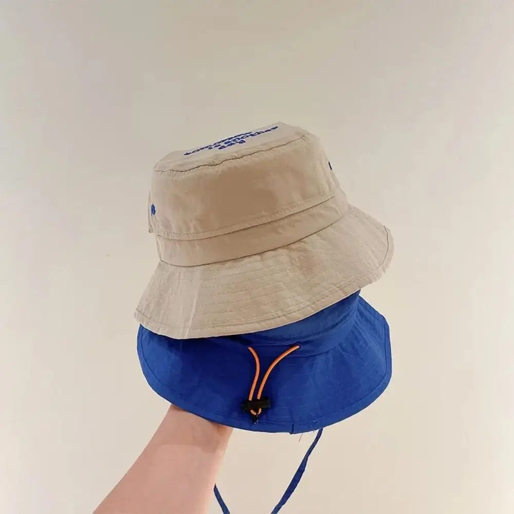 

Outdoor Quick-Dry Kids Bucket Hat Cute UV Protection Panama Hat Summer Breathable Beach Cap Infant Girls Boys