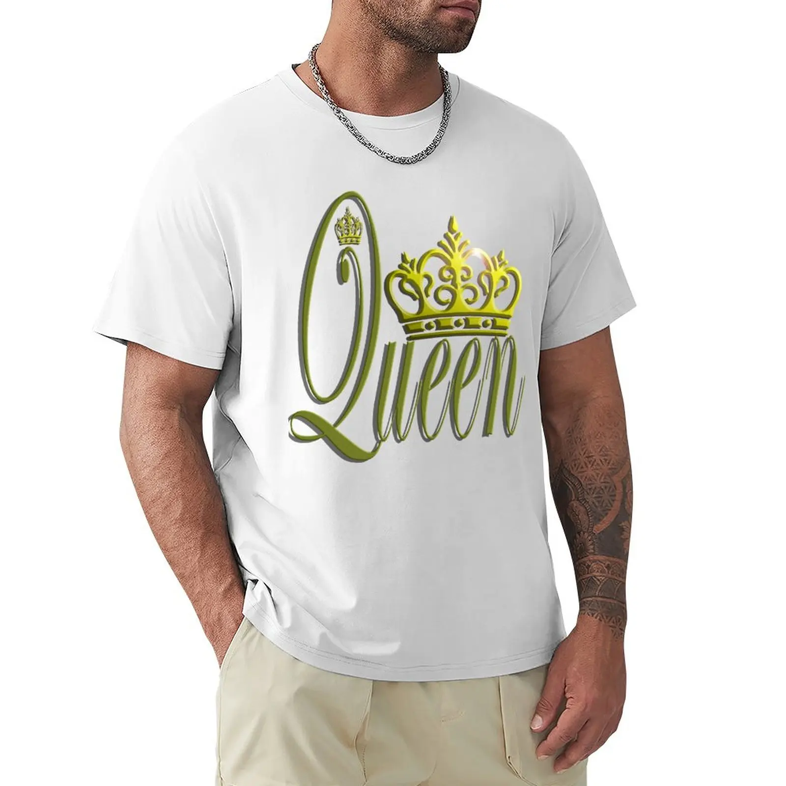 

Queen crown T-shirt animal prinfor boys quick drying quick-drying oversizeds Men's t-shirt