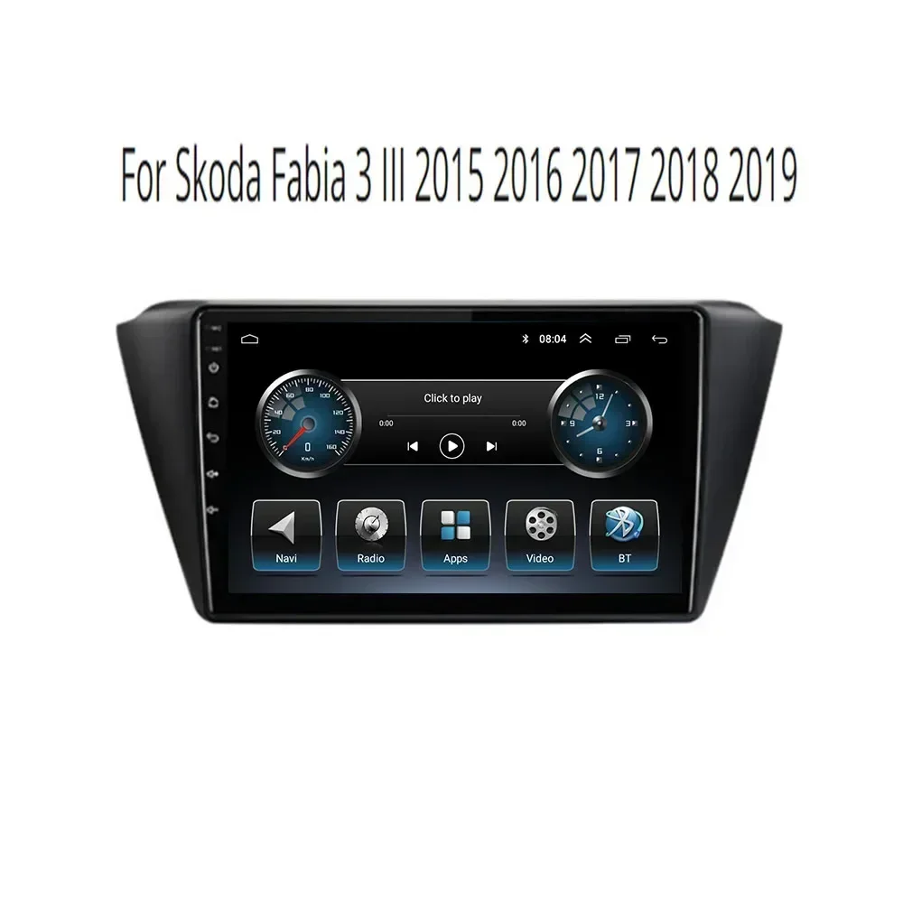 2 Din Android 13 Car Stereo Radio DVD GPS Multimedia Video Player 5G WiFi Camera DSP Carplay For Skoda Fabia 3 III 2015 -2035