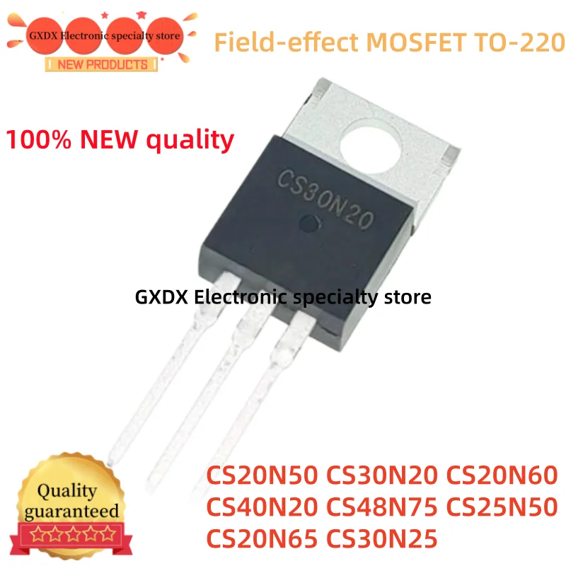 10-20Pcs/lot brand new CS20N50 CS20N60 CS20N65  CS25N50 CS30N20 CS30N25 CS40N20 CS48N75  Field-effect MOSFET TO-220