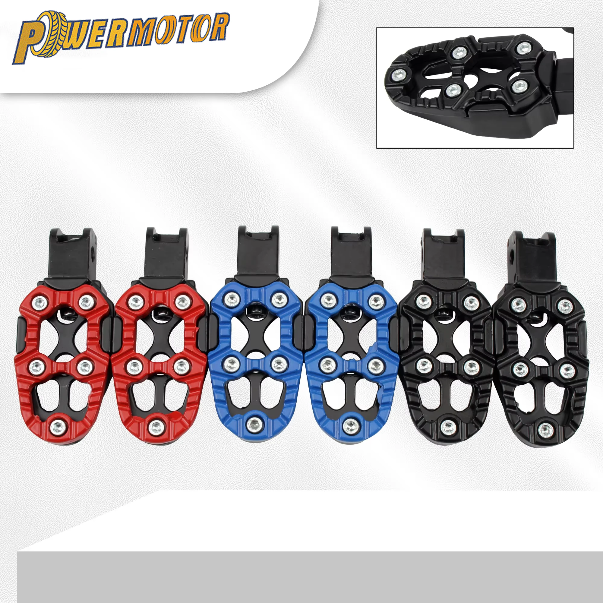 

Motorcycle Foot Pedals Angle Adjustable Foot Rests Foot Pegs For Harley Honda Yamaha Motocross Scooter Supermoto Modified Parts