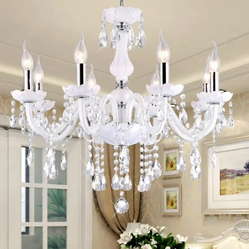 Led Crystal Chandelier Home Lighting Luminaire Lustres De Cristal Modern Kitchen Dining Room Living Room Chandeliers Candelabro