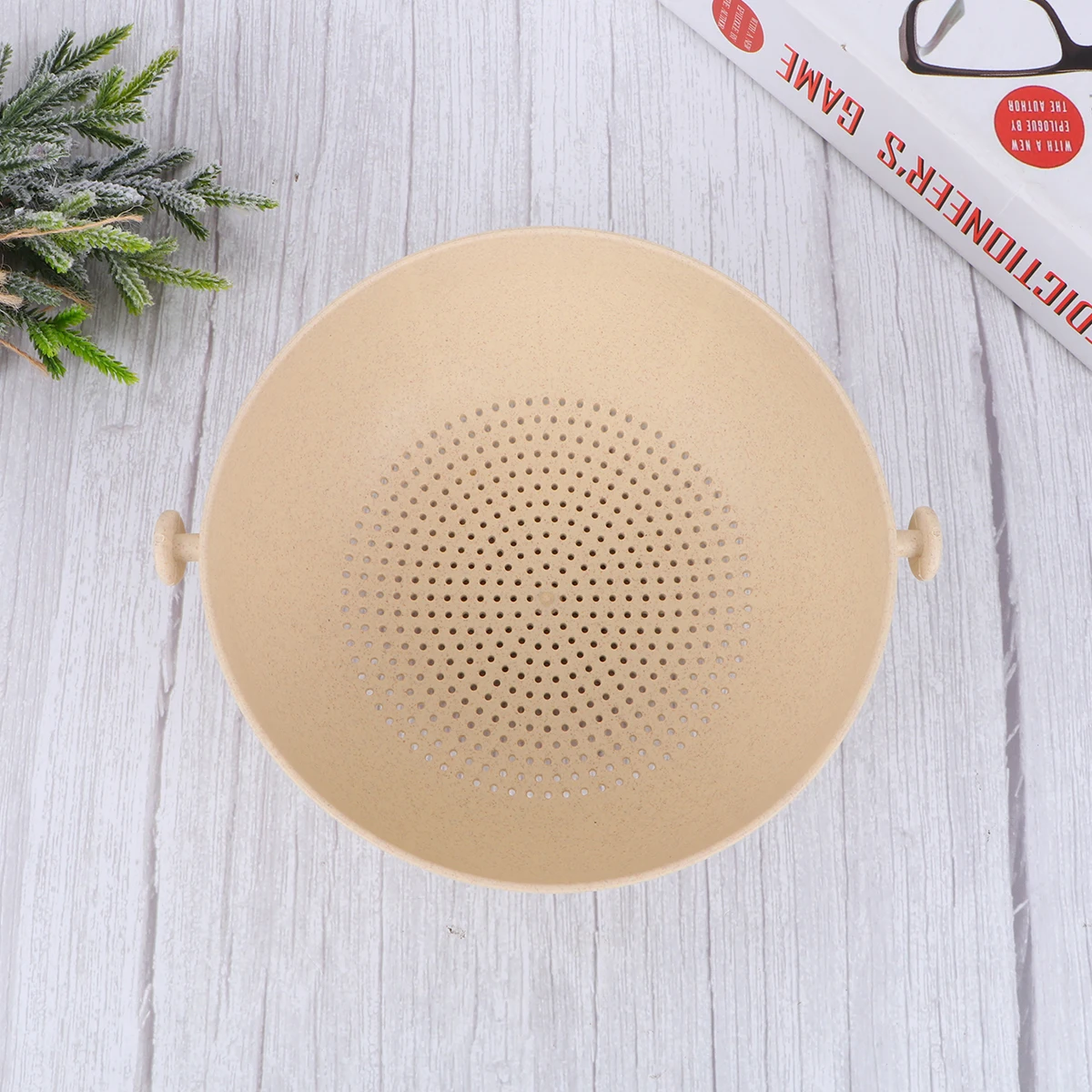 

Double Layer Drain Basket Fruit Vegetable Washing Storage Rack Kitchen Sieve Rotating Plastic Basket Hollow Design