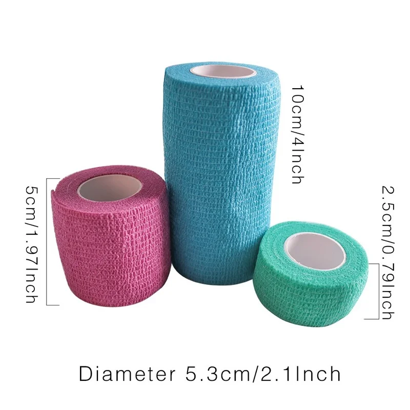 1 Roll Children Outdoor Sports Adhesive Elastic Dressing Bandage Non-woven Fabric Wound Care Skin Patch First Aid Gauze Tape