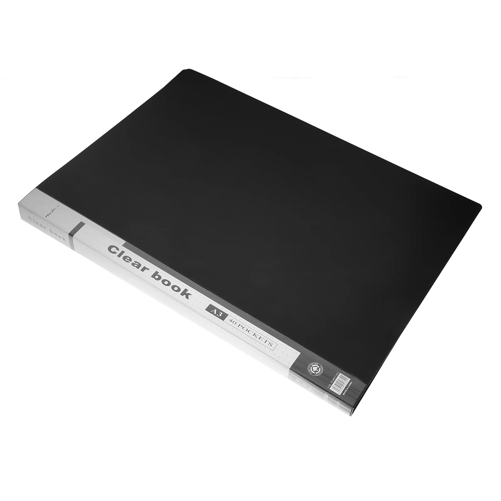 

Portfolio Folder Presentation Book with Clear Sleeves Document Organizer File Folder Protector for Artwork Music