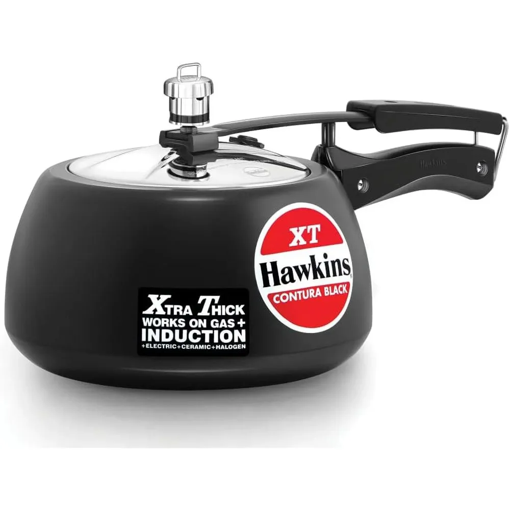 

Hawkins Contura Black XT Скороварка с твердой анодированной индукцией и сверхтолстым основанием, 3 литра