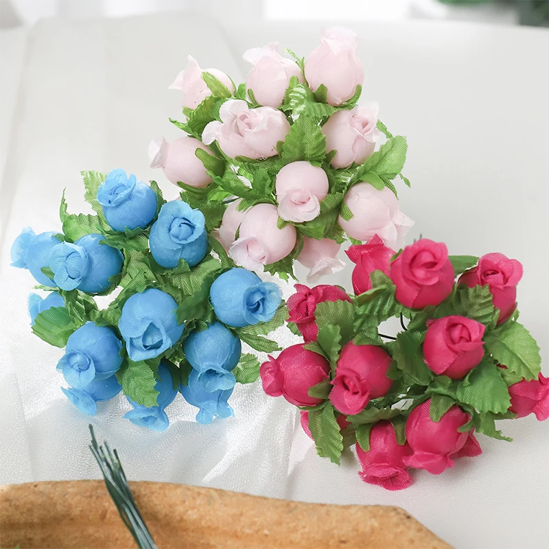 60/120Pcs 6cm 인공 장미 꽃 꽃다발 실크 가 - Baby Breath Dried 리뷰 및 가격