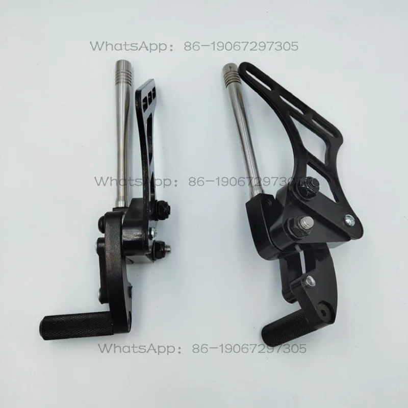 Sports wheelchair brake wheelchair metal handbrake assembly with connecting plate