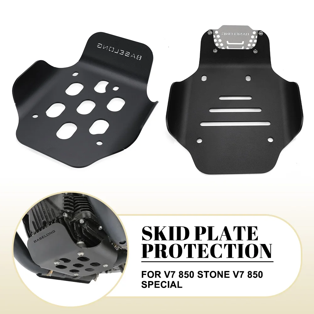 

Engine Guard Protector Cover Chassis Skid Plate For Moto Guzzi V7 850 Stone V7 850 Special Custom V9 Bobber 2020 -2023 2024 2025