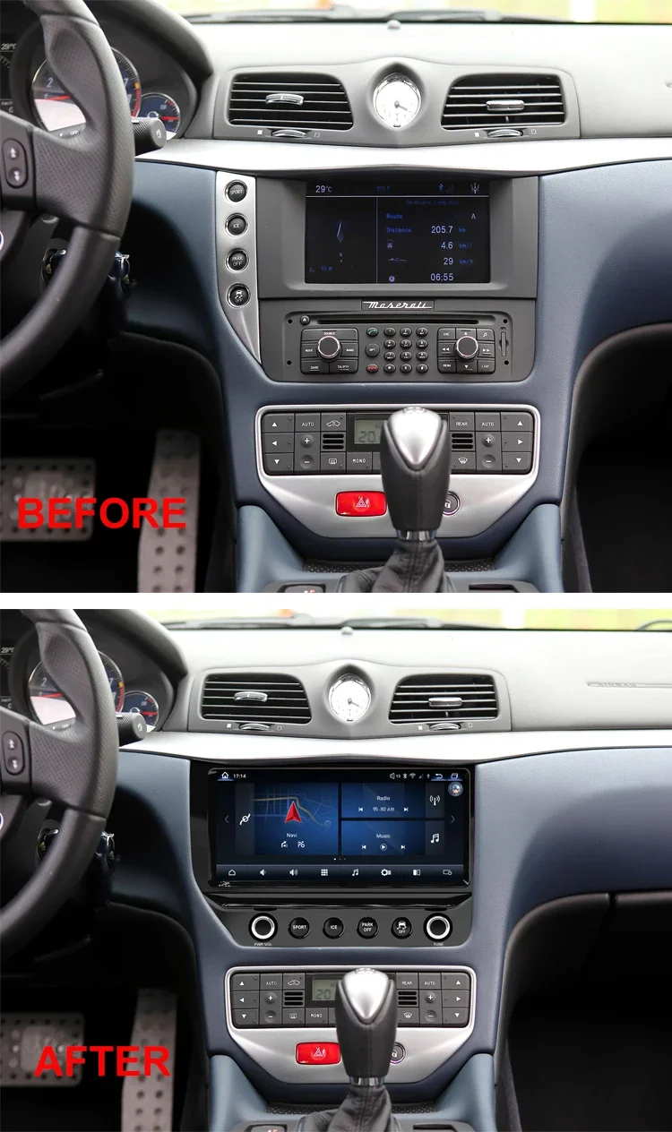 GT 2007-2015 Dashboard GPS Navigation System Android Car Radio with Carplay AUTO WIFi USB Amplifier Function