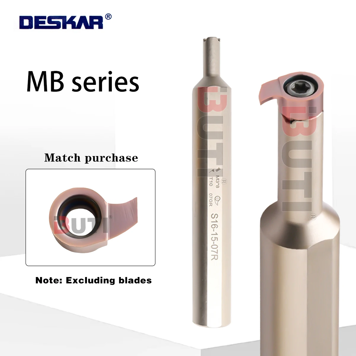 

S12-15-07R DESCAR CNC Lathe Comma Tool Holder Inner Hole Groove Deep Groove Small Hole Inner Groove Comma Tool HolderS16-25-09RS