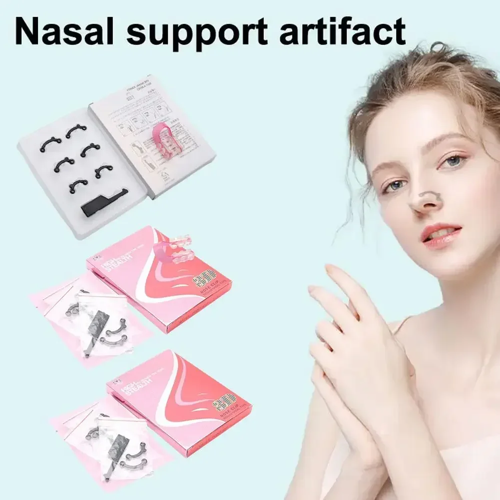 Beauty Nose Clip Corrector Massage Tool Nose Up Lifting Shaping Clip Clipper Shaper Nasal Support Straightening No Pain Belleza