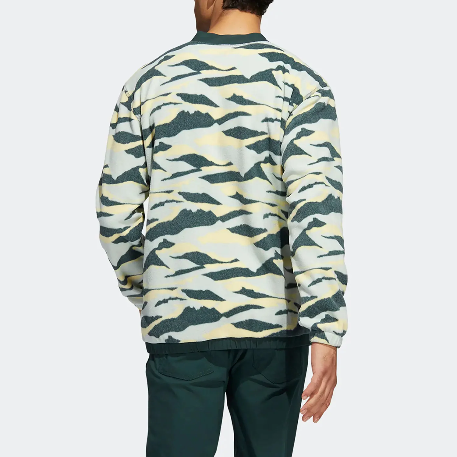 أديداس حقيقية الخريف جديد الرجال جولف البلوز سترة HF6522