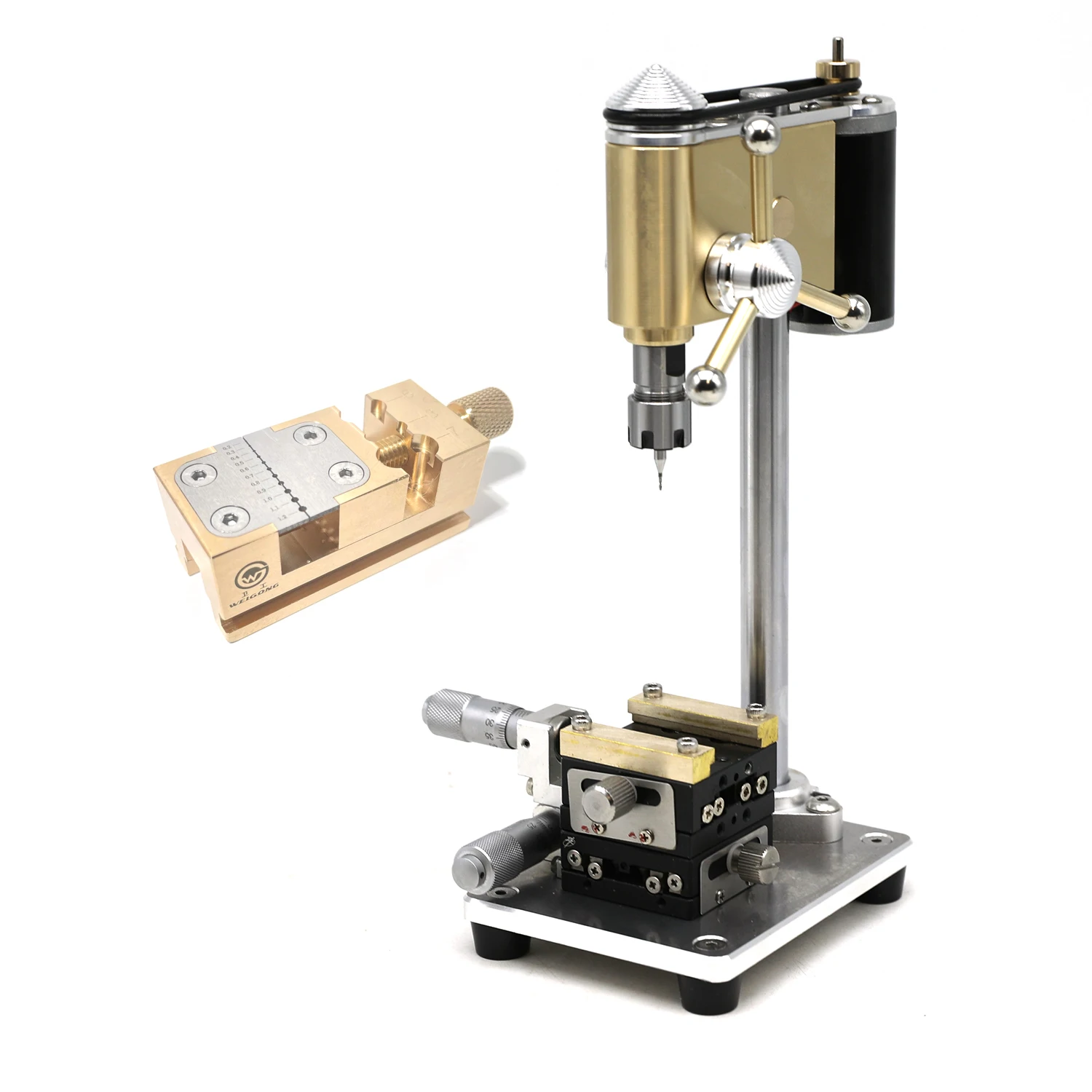 

2026 High-precision Bench Drill with 0.01μm Error Suitable for Watchmakers Precision High-speed Drill with a Rotational Speed