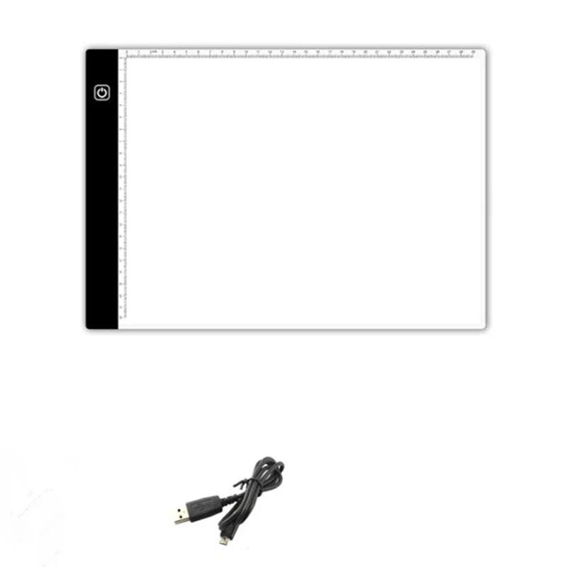 Tablette lumineuse à LED format A4 pour dessin, peinture diamant, protection des yeux, tableau de copie brillant, art de la broderie