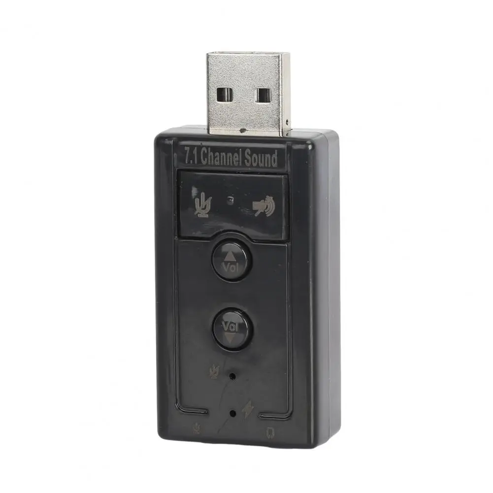 USB Sound Card Analog 7.1 Channel USB External Sound Card Computer Accessories Simulation Sound Dynamic Audio Transfer SoundCard