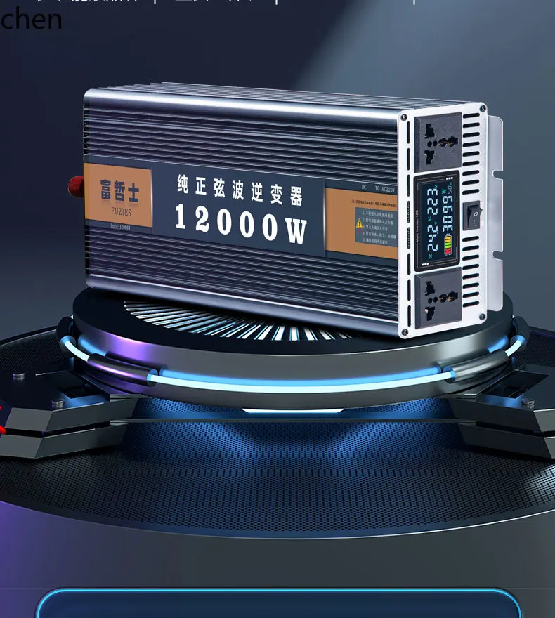 HTT inverter per auto inverter a onda sinusoidale pura 12v24v48v60v a 220v alimentatore elettrico inverso per camion