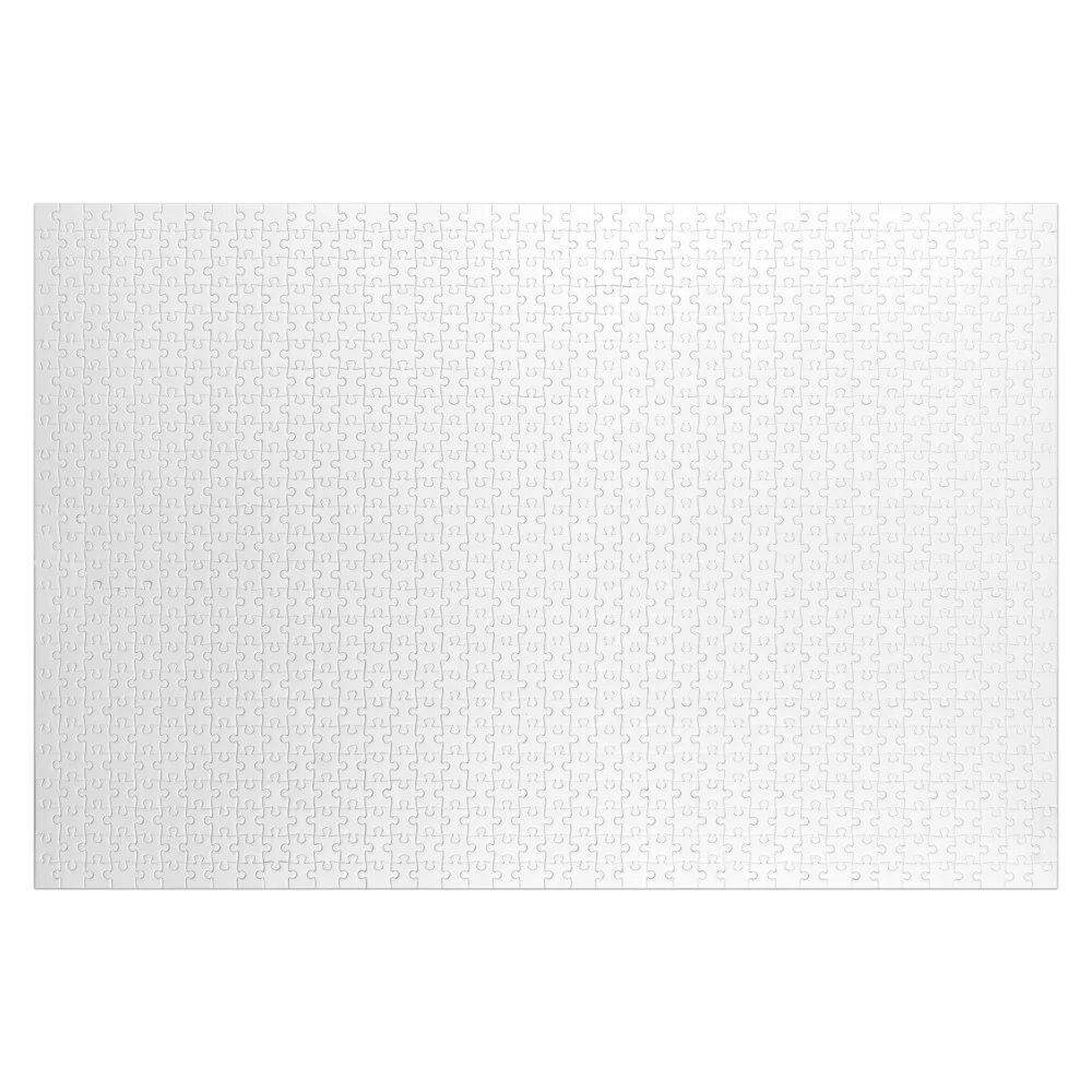 Impossible All White Jigsaw Puzzle Jigsaw Custom Custom Name Wood Custom Wooden Gift Toddler Toys Puzzle
