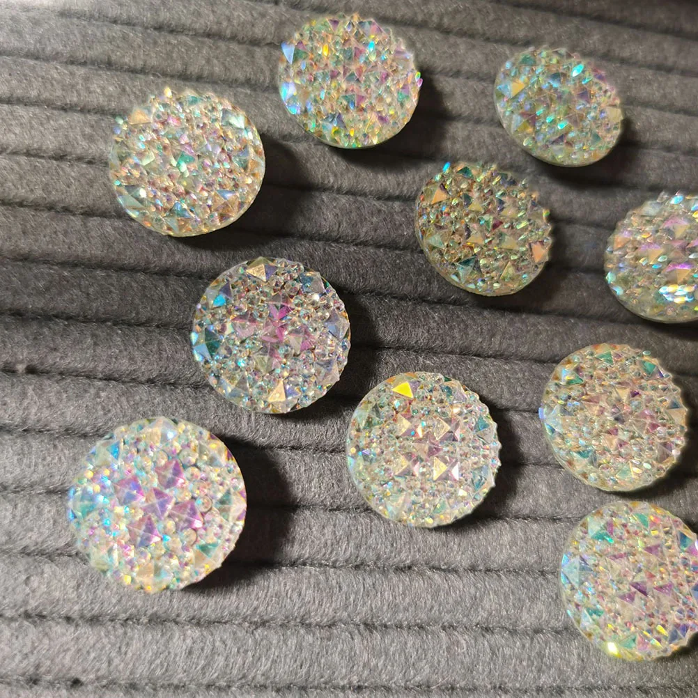 

10Pcs Rhinestone Thumbtacks Resin Metal Multi-Function Pushpins Office Desk Accessories Decorative Map Markers