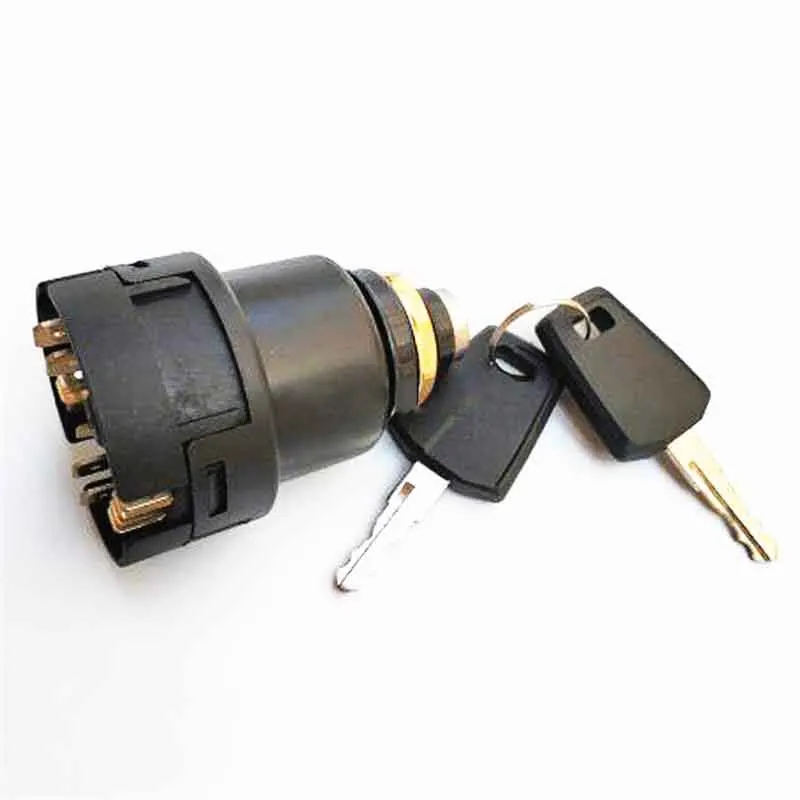 

Excavator power start ignition switch electric door lock car key for YUCHA 60/85/135/230-8