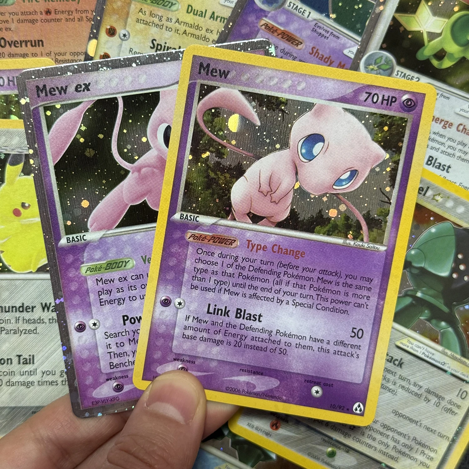 PTCG Proxy Cards Holographic Legend Maker Gengar Mew Sandstorm Wailord Raichu Power Keepers Flareon Star Charizard Vaporeon Star