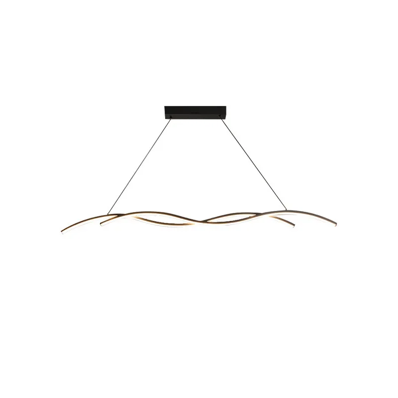 

Strip restaurant modern minimalist creative dining table dining room bar lighting, designer minimalist