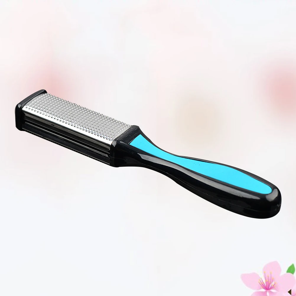 

Dead Skin Remover Stainless Steel Feet Files Pedicure Scrubber Rasp Dual Sided for Exfoliates Removes Hard Skin XXS (Random