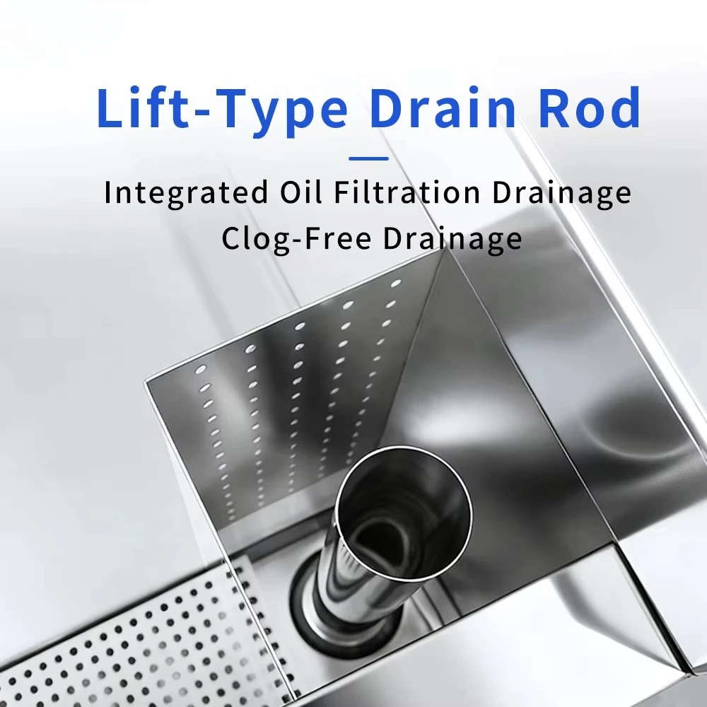 Industrial Heavy Duty Professional Grade Ultrasonic Dishwasher Commercial Sink Machine Bowls Cleaner Kitchen Full Option