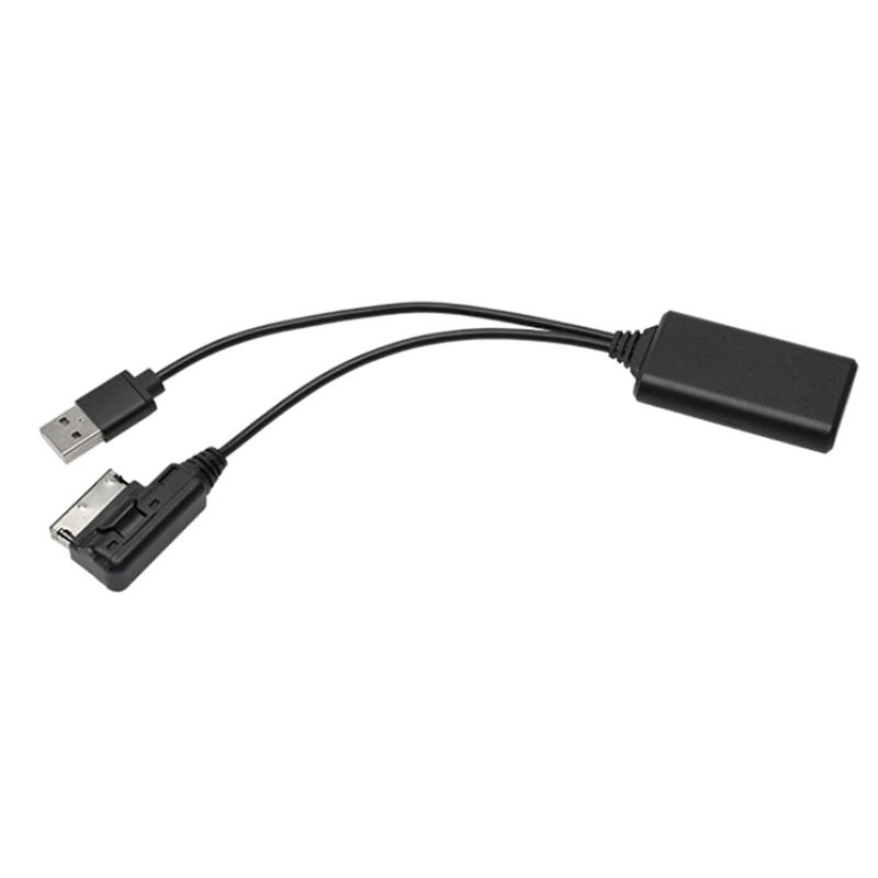 Carro 2-em-1 cabo bluetooth com música de carro usb bluetooth aux cabo de áudio cabo de carregamento de carro para ami mmi 2g substituição