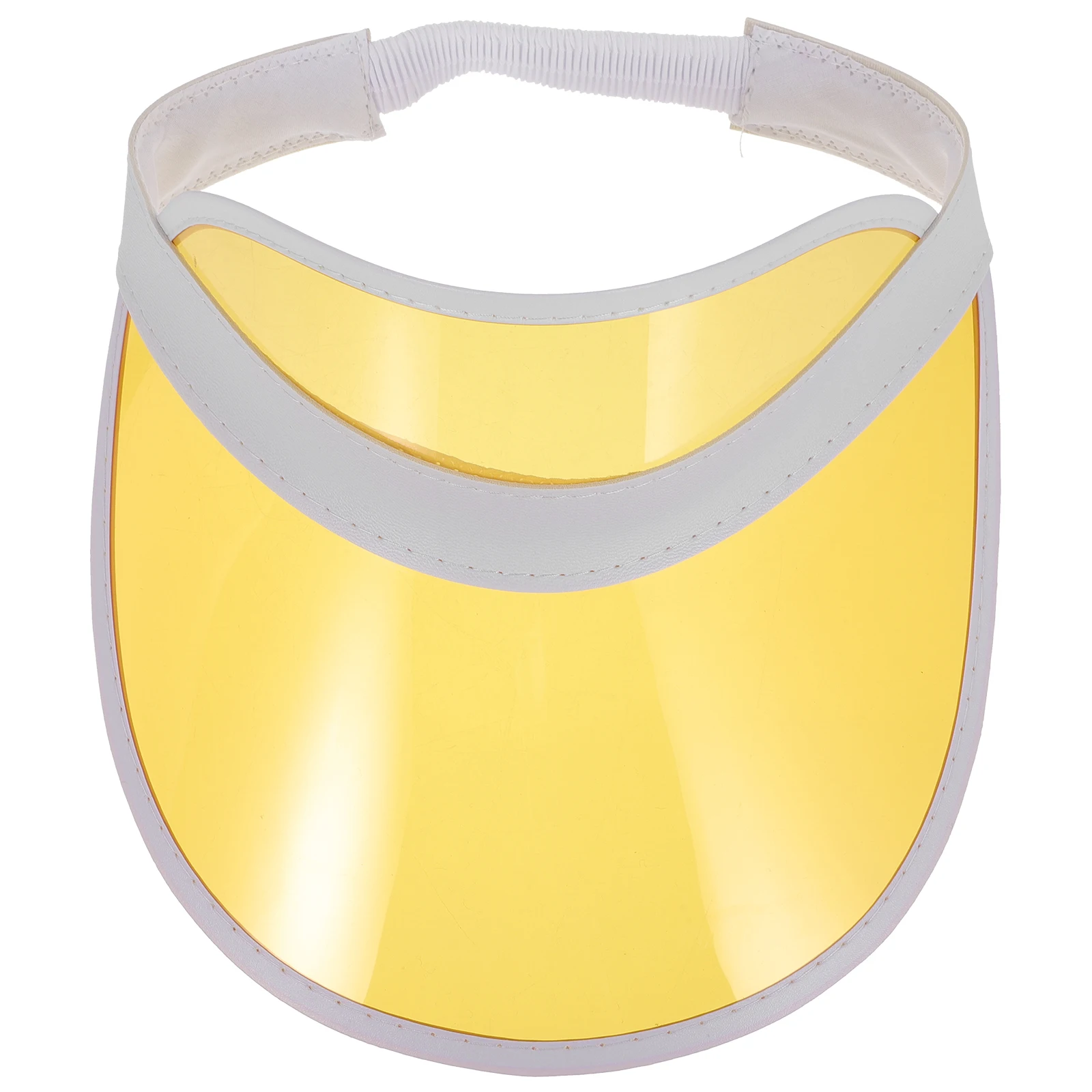 

Colored Sun Visor Hat Wide Brim Plastic Summer Sunshade Hat Breathable Ventilated for Outdoor Sports Beach Pool Hiking