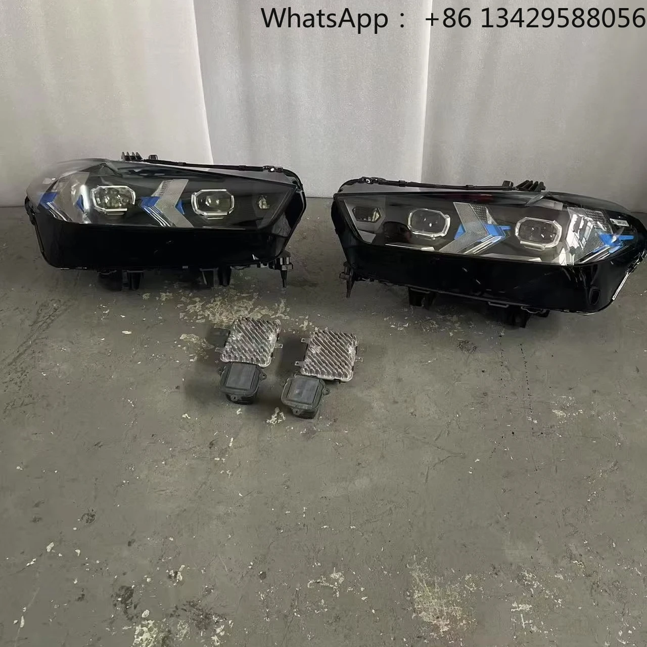 

Оригинальная разобранная фара для BMW X5 G18, 25 лет, бампер, передняя решетка, зеркало заднего вида, коробка для изменения скорости двигателя, корпус