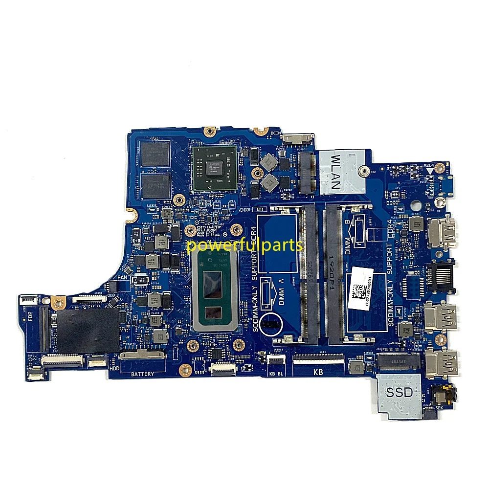 For Dell Inspiron 15 3850 17 3870 Motherboard 0VT31N EDI73 LA-G711P i5-8265U Cpu +AMD Graphic On-Board Working Good