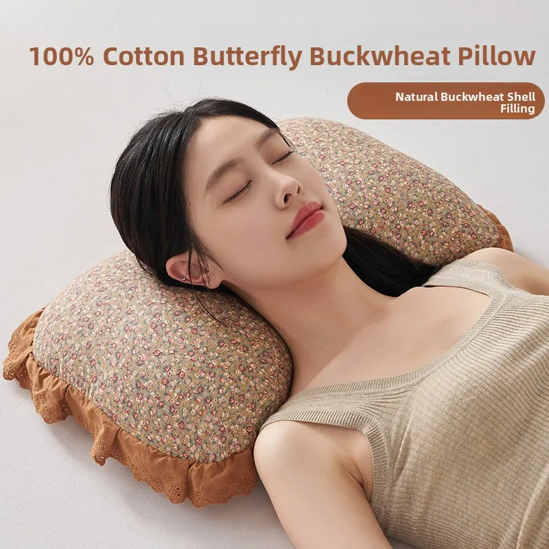 

Наволочка из чистого хлопка для ортопедической подушки, съемная, для детей, для одного человека, с поддержкой шеи