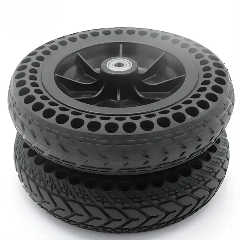 Durable 8 Inch 8X2 Solid Tyre with Plastic Hub 200x50 200x45-110 for Electric Scooter Wheelchair No Inflation Part  Whole Wheel