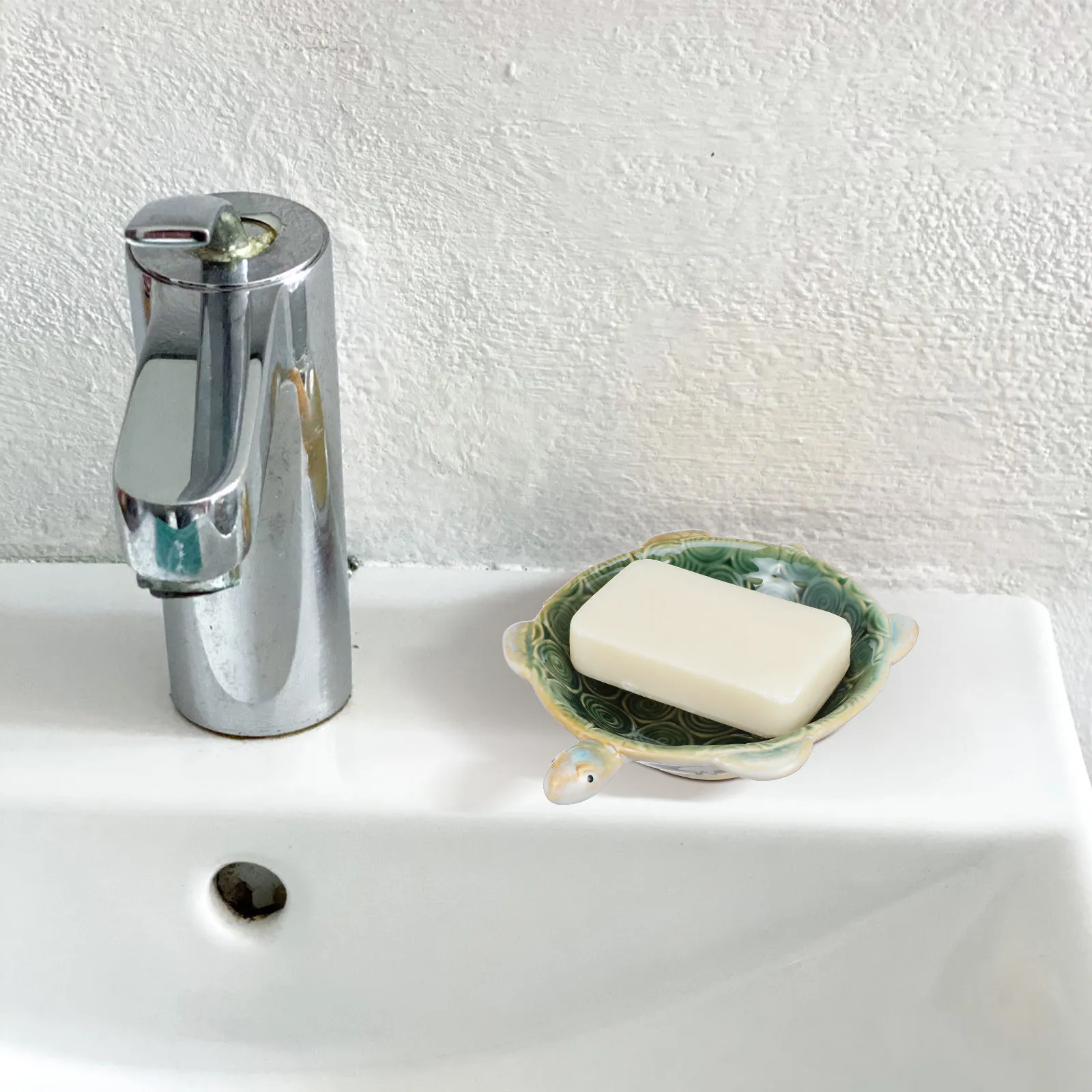 

Ceramic Trinket Dish Turtle Style Jewelry Display Tray for Rings Earrings Necklaces Bracelets Desktop Decor Organizer