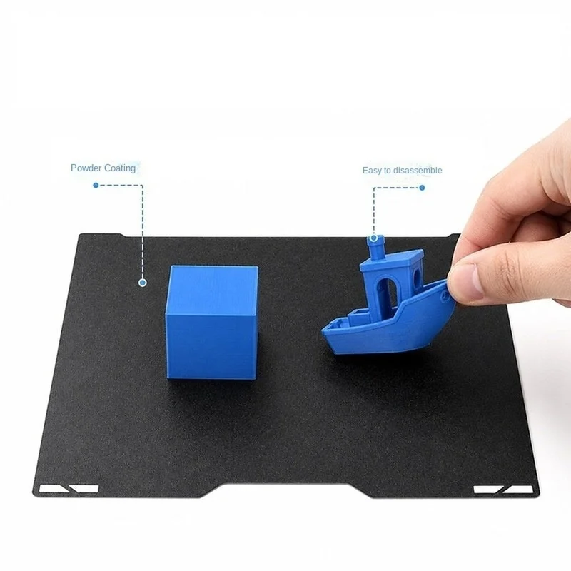 Double Side PEI Texture Build Plate for H2D, Spring Steel Print Sheet, Strong Adhesion 3D Printer Parts [No.3 Elnic]