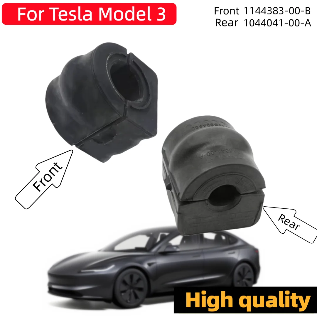 Front Rear Control Arm Rubber Bushings For Tesla Model 3 1144383-00-B 1044041-00-A Car Rubber High Performance Suspension