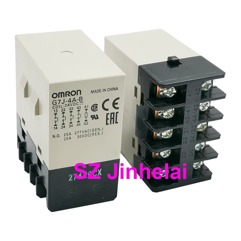 

1pcs Omron G7J-4A-B G7J-2A2B-B G7J-3A1B-B Authentic Original Power Relay 200-240VAC 24VDC Relays