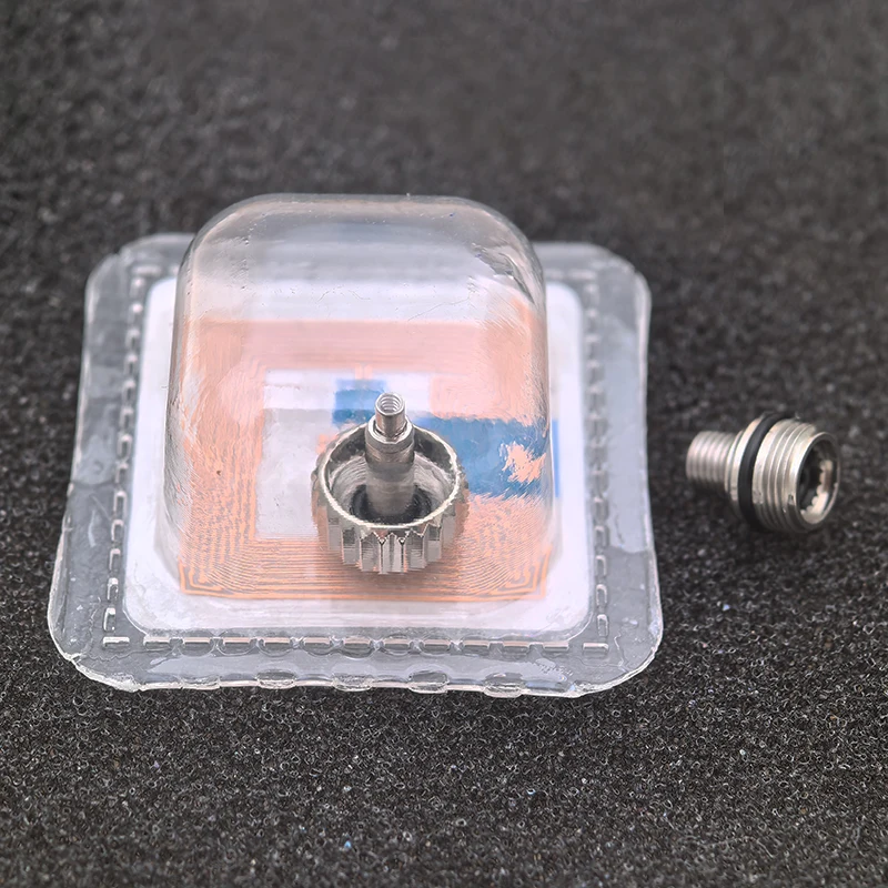 Top 7.03mm Watch Crown with Tube For RLX Submariner GMT Yacht 116610, 116710 Generic Watch Parts