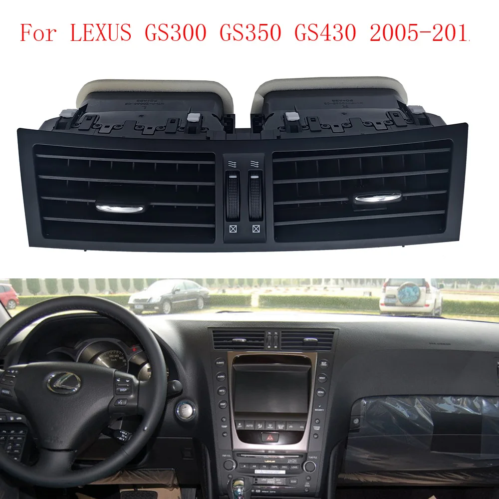 

Подходит для Lexus Gs300 Gs430, воздуховыпускное отверстие центральной консоли, приборная панель, кондиционер, нагреватель холодного воздуха, воздуховыпускное отверстие