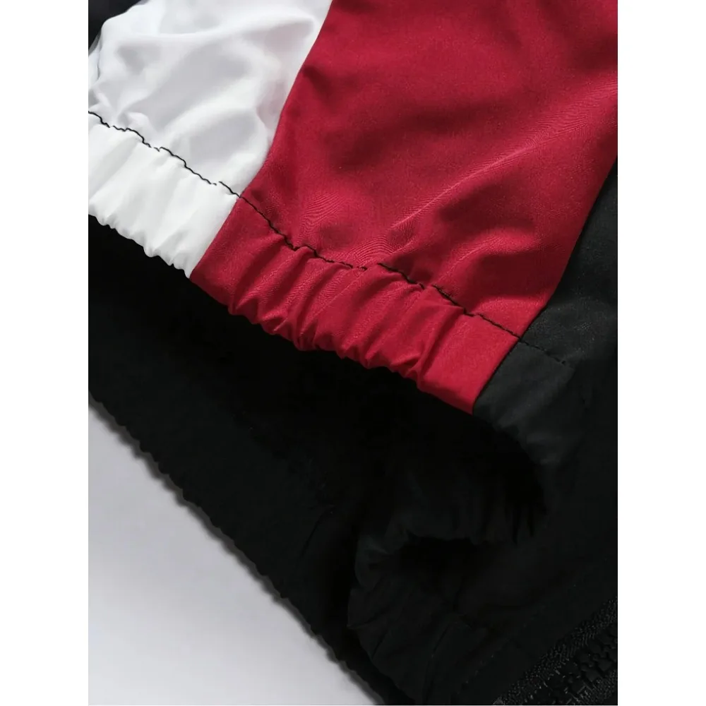 Men's Jacket with Color Blocks, Lightweight, Casual, Travel, Wind and Wear Resistant, High Quality Fabric, Bridegroom Gift