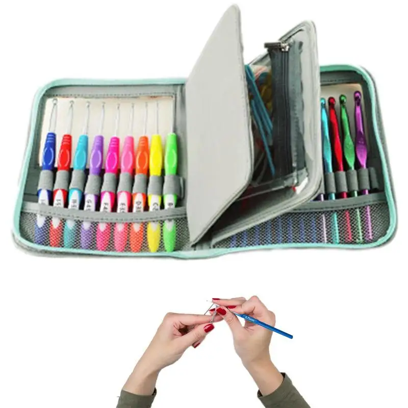 

Набор для вязания крючком, мягкая эргономичная ручка, цветные мягкие ручки, мягкая ручка, набор спиц для вязания