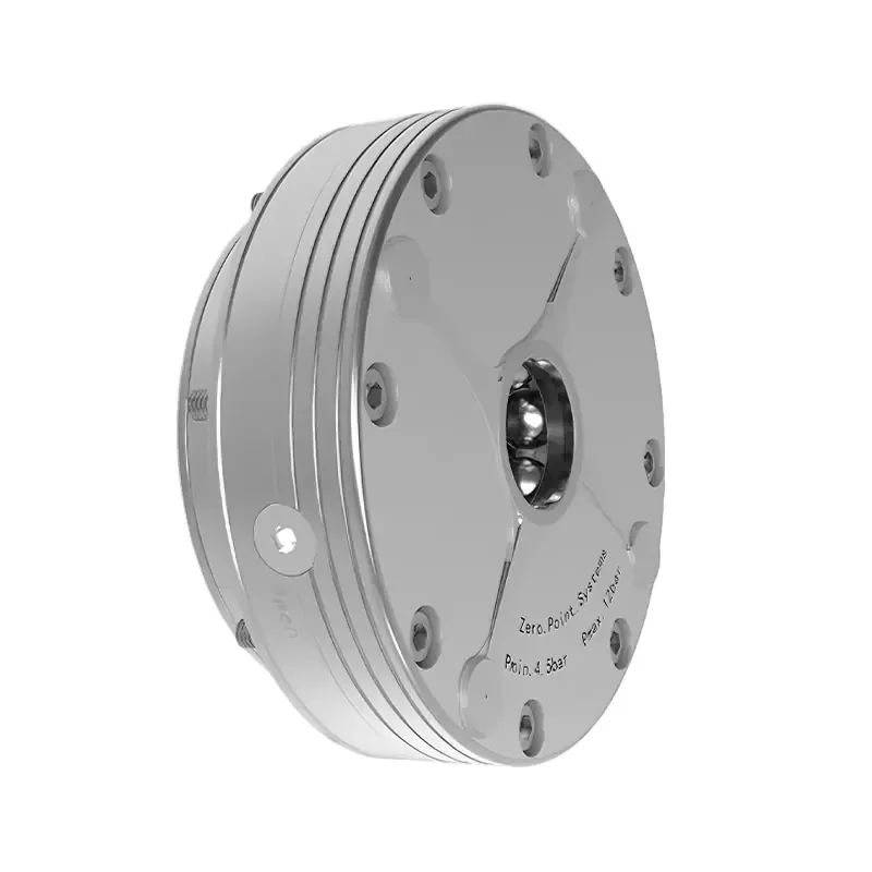 Recessed Automatic Pneumatic Zero-Point Locator Clamping Fixture for CNC Machining Repeat Positioning Accuracy 0.005mm